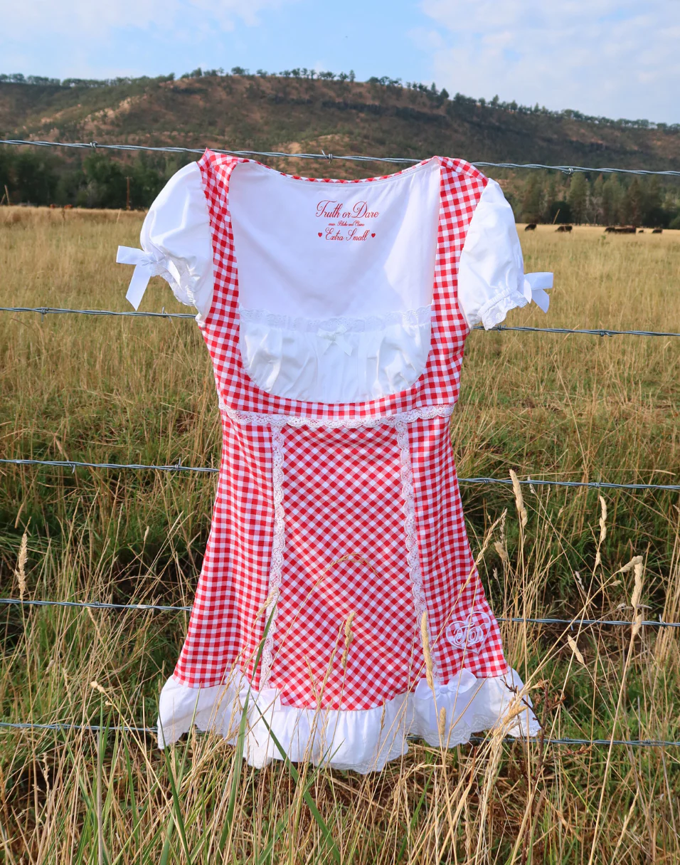 Cherry Doll Milkmaid Dress