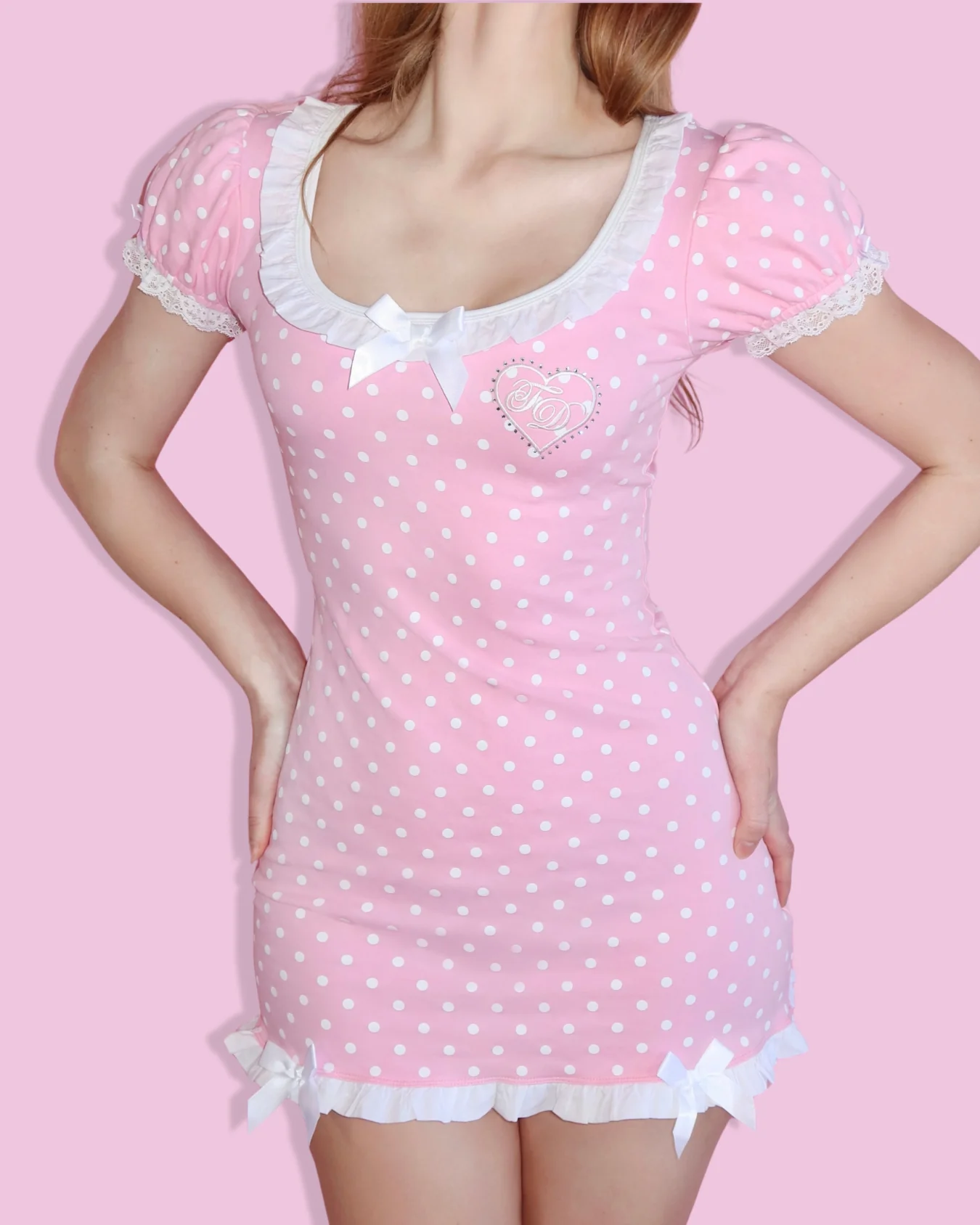 Strawberries and Cream Dolly Dress