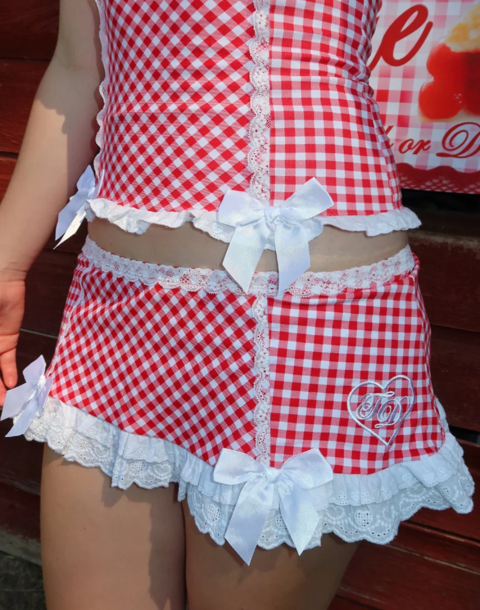 Cherry Doll Micro Skirt