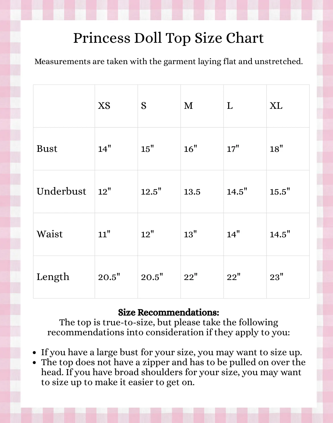 Princess Doll Milkmaid Top