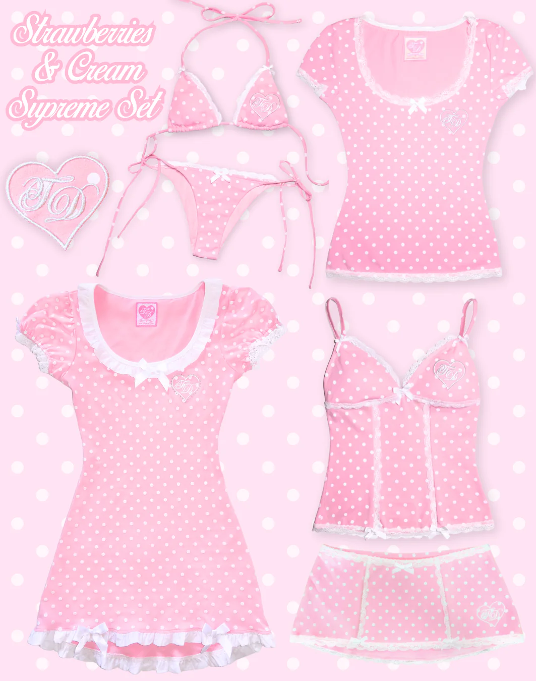 Strawberries and Cream Supreme Set