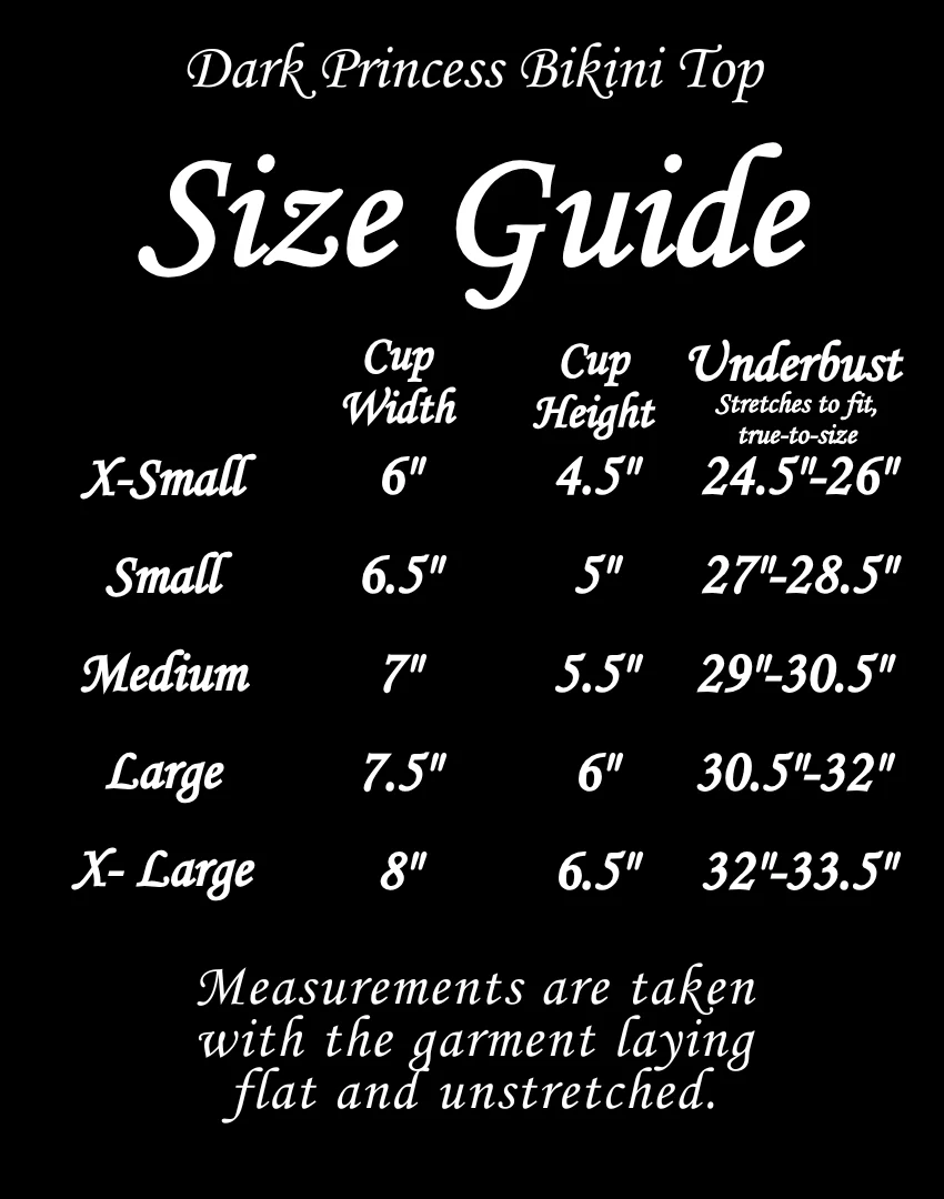 Dark Princess Bikini Set