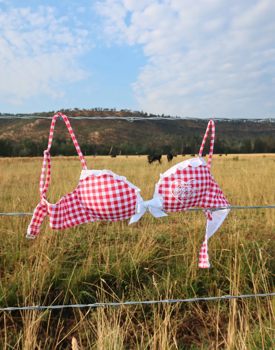 Cherry Doll Bikini Top