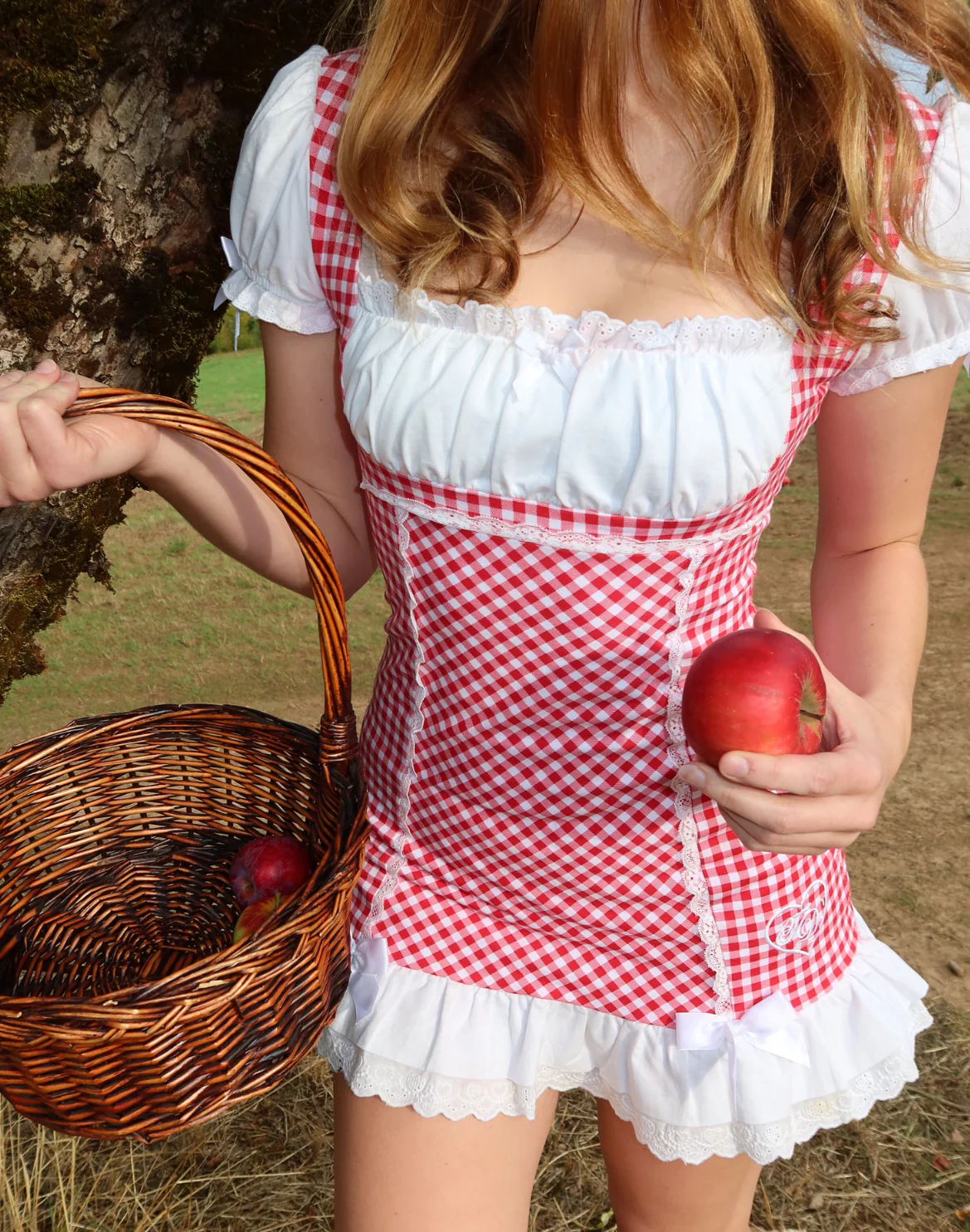 Cherry Doll Milkmaid Dress