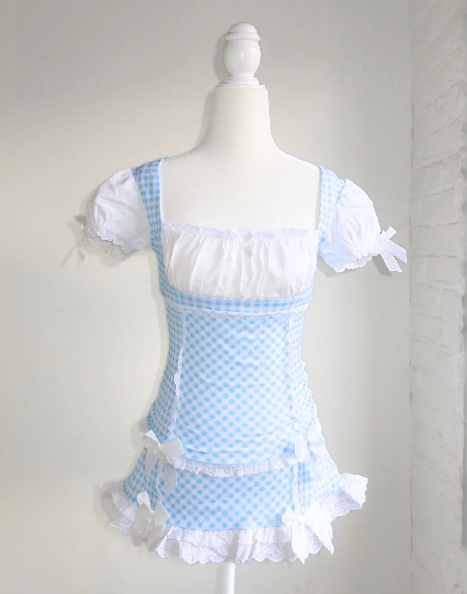 Angel Doll Milkmaid Top + Micro Skirt Set