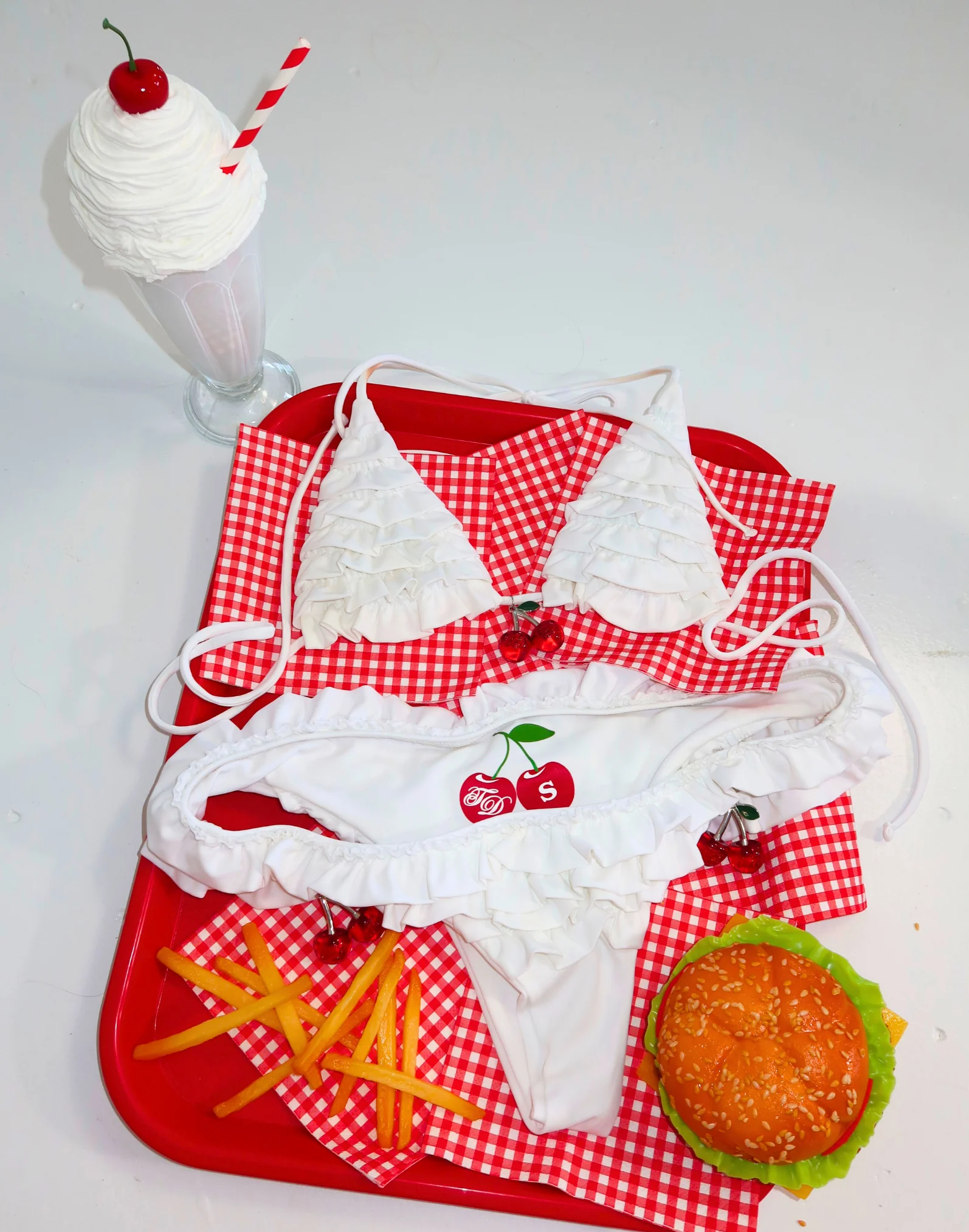 Whipped Cream Bikini Set