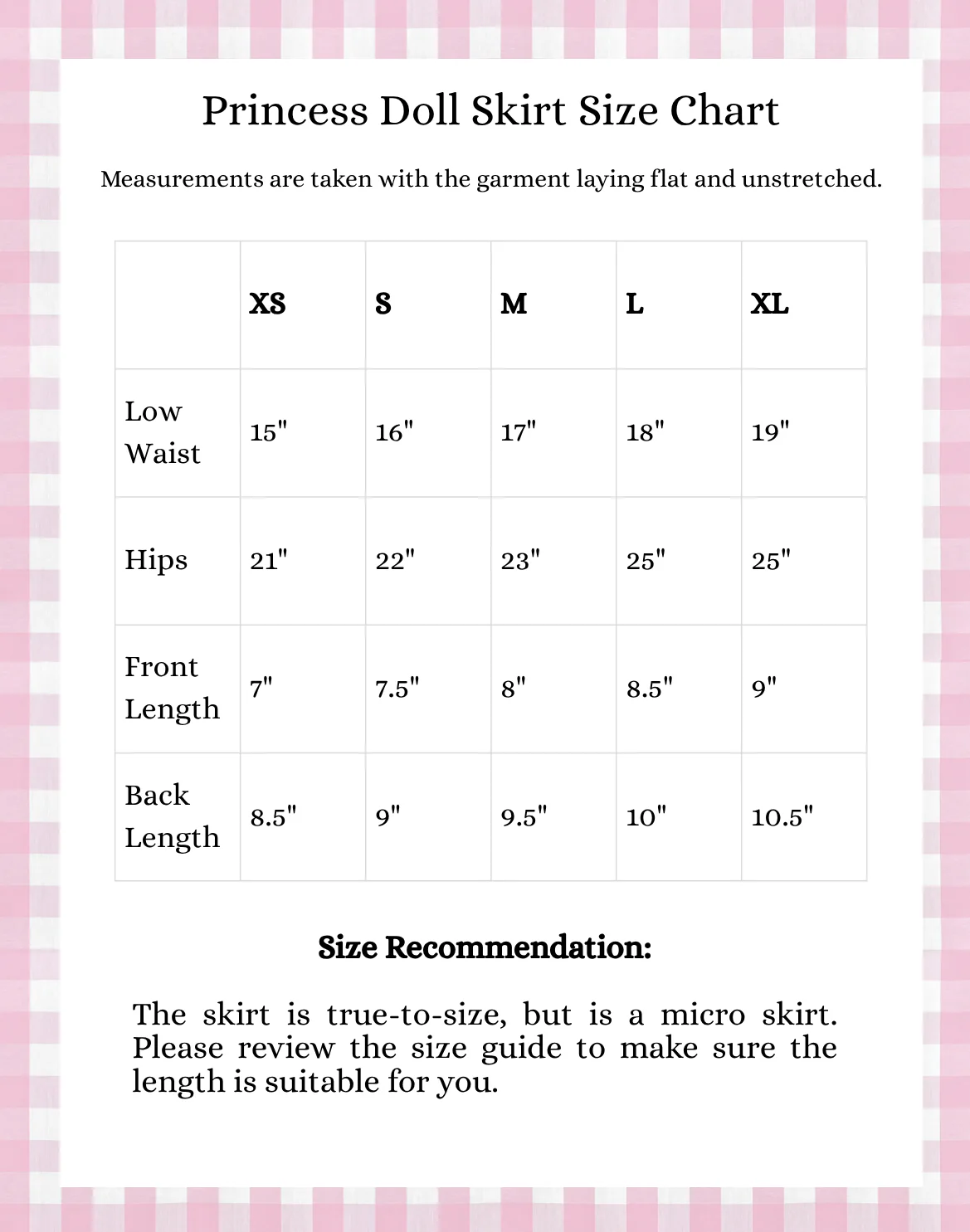 Princess Doll Micro Skirt