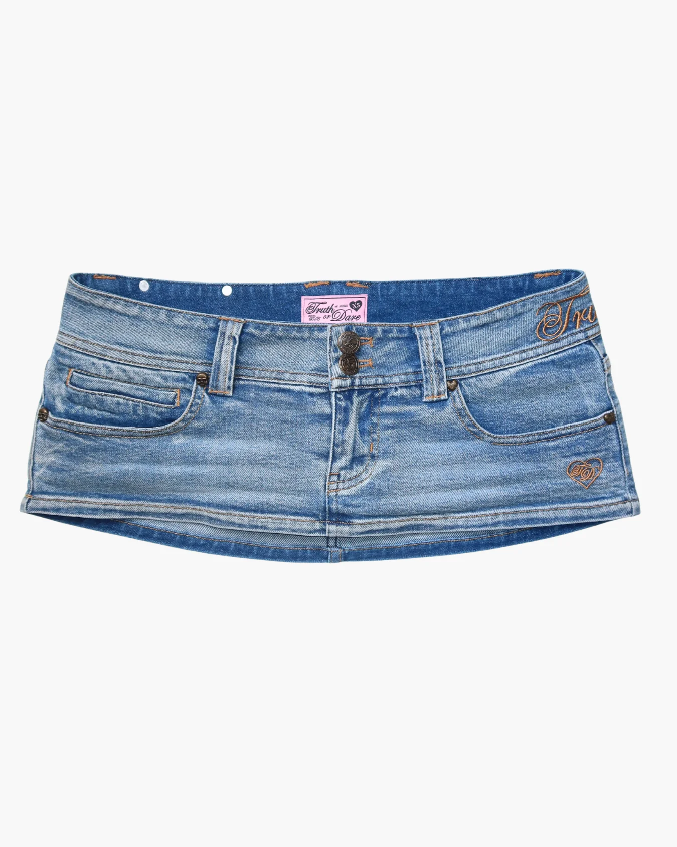 First Edition Denim Micro Skort - Classic Blue