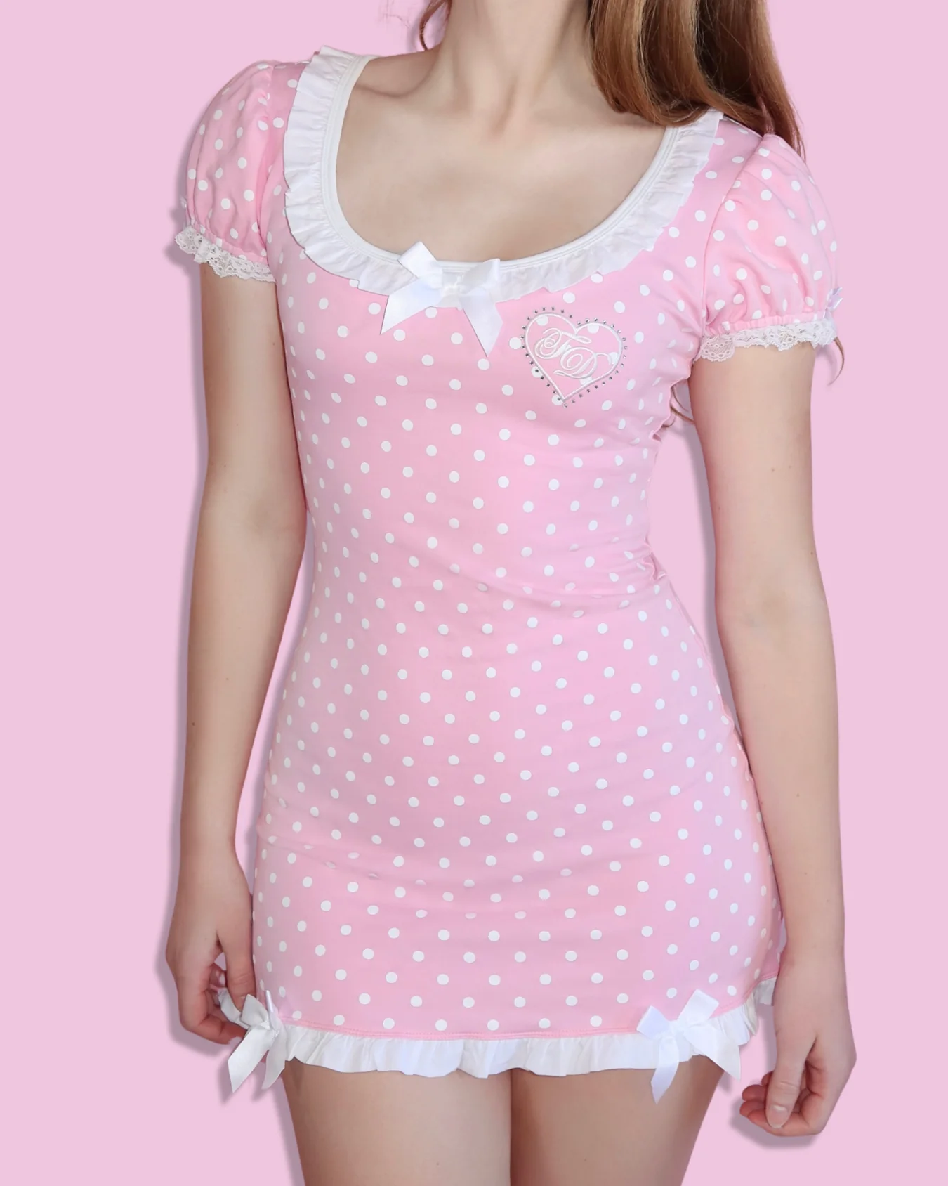 Strawberries and Cream Dolly Dress