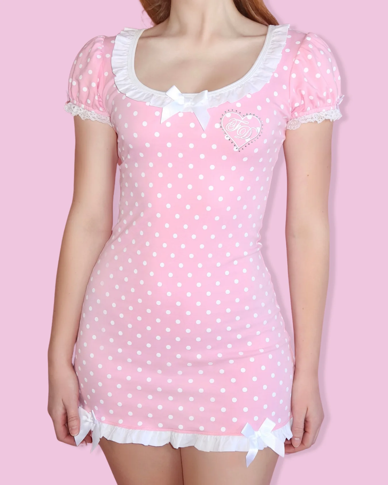 Strawberries and Cream Dolly Dress