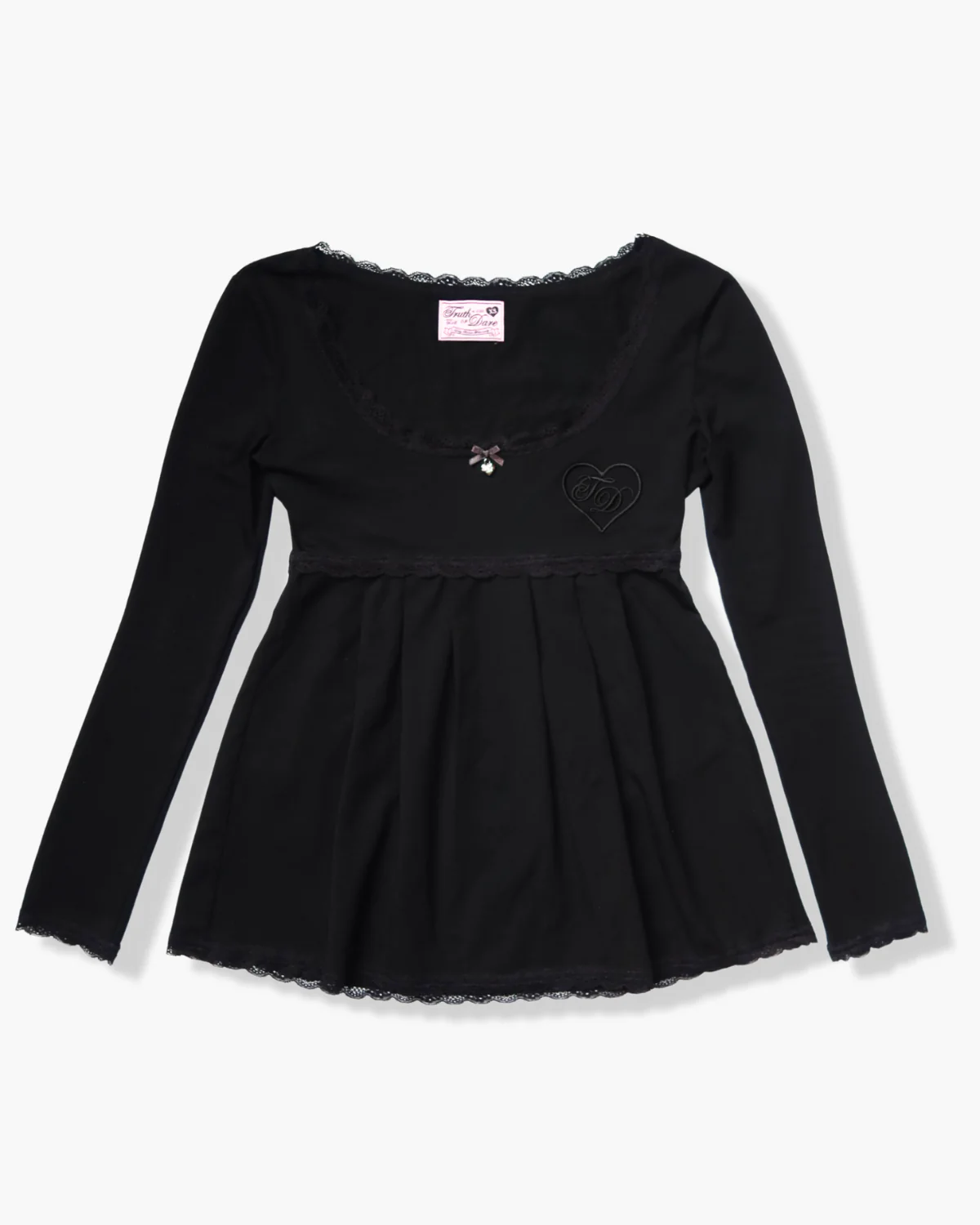 Black Babydoll Top