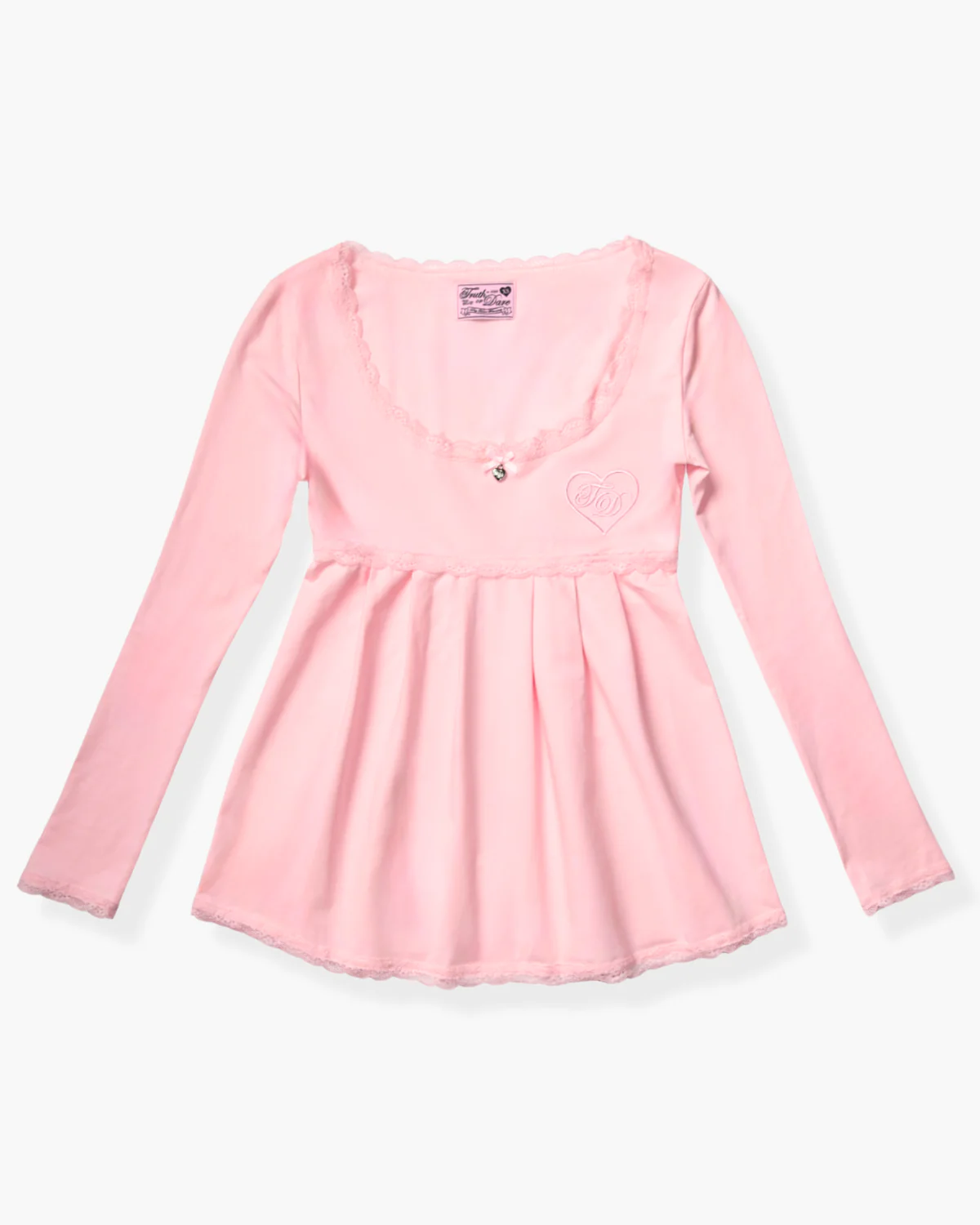 Pink Babydoll Top