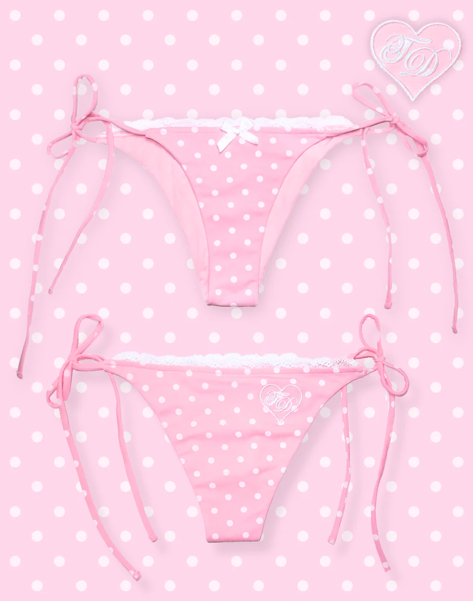 Strawberries and Cream Bikini Bottom