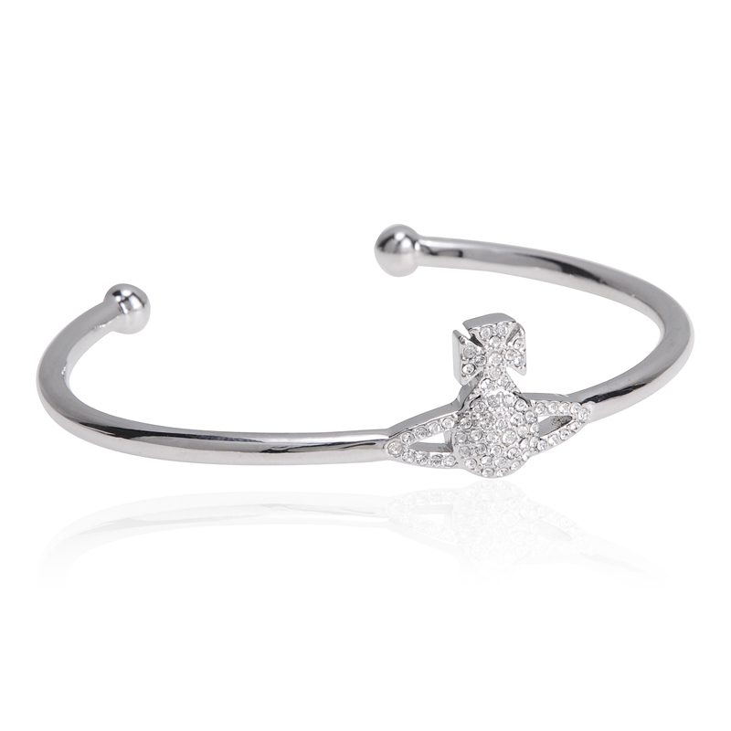 3 Colors Full Diamond Saturn Bangle