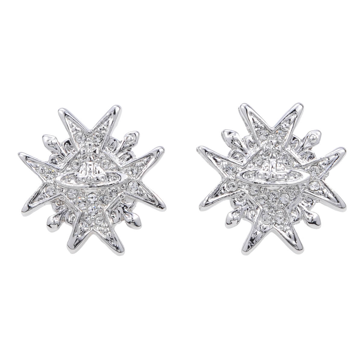 Medallion Saturn Earrings