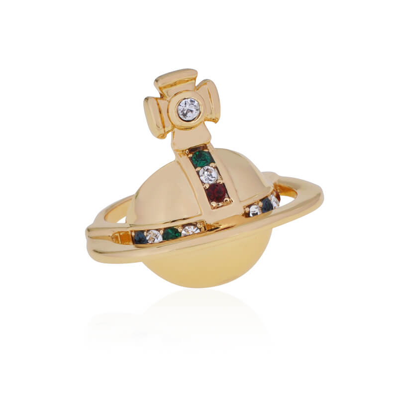 2 Colors Solid ORB Saturn Ring