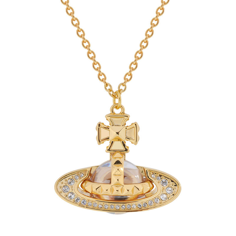 3 Colors PINA Riveted Half-face Necklace