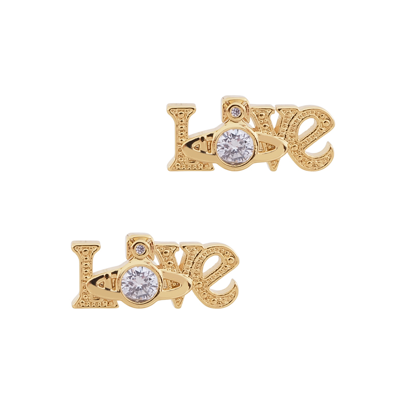 2 Colors RODERICA Love Earrings