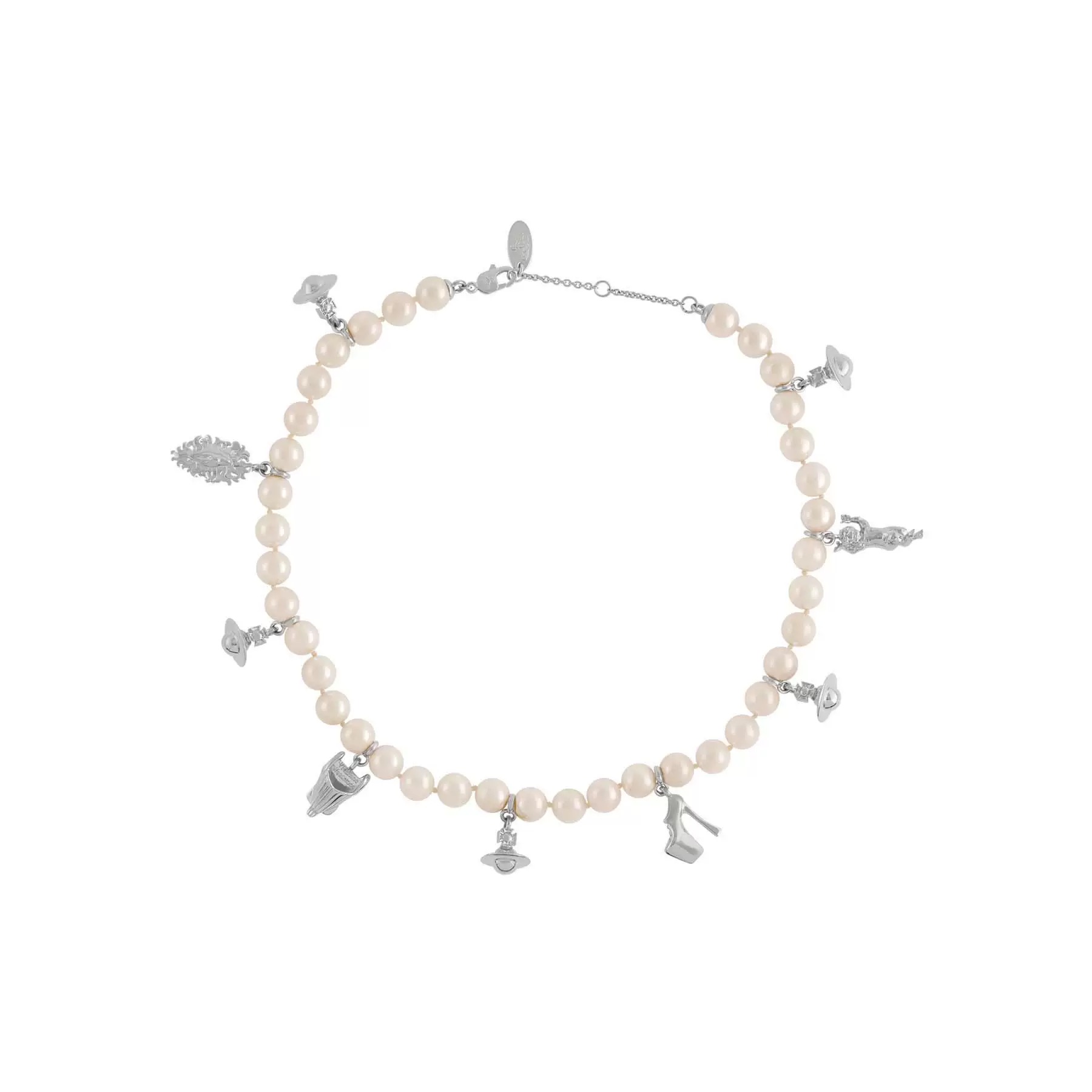 2 Colors ANGLO Multielement Pearl Necklace