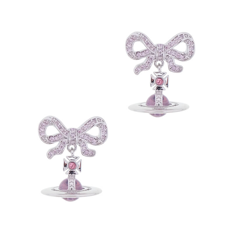 6 Colors OCTAVIE Bow Diamond Earrings