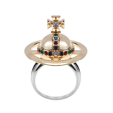 2 Colors Vintage Openable ORB Saturn Ring