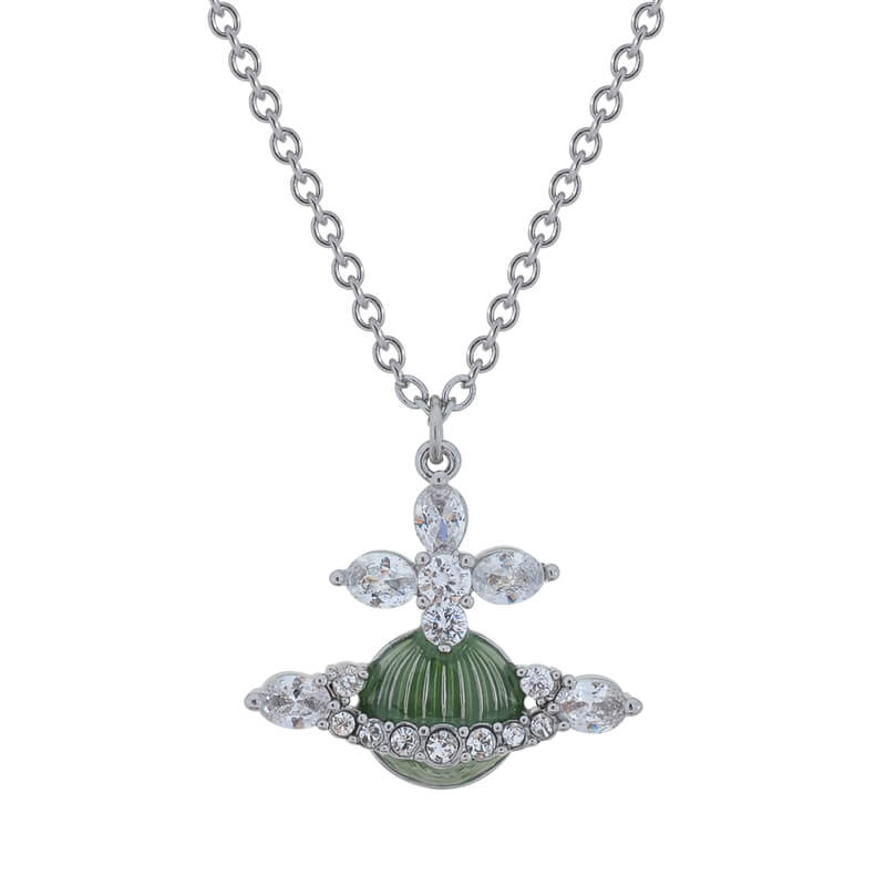 2 Colors MIREILLE Saturn Necklace