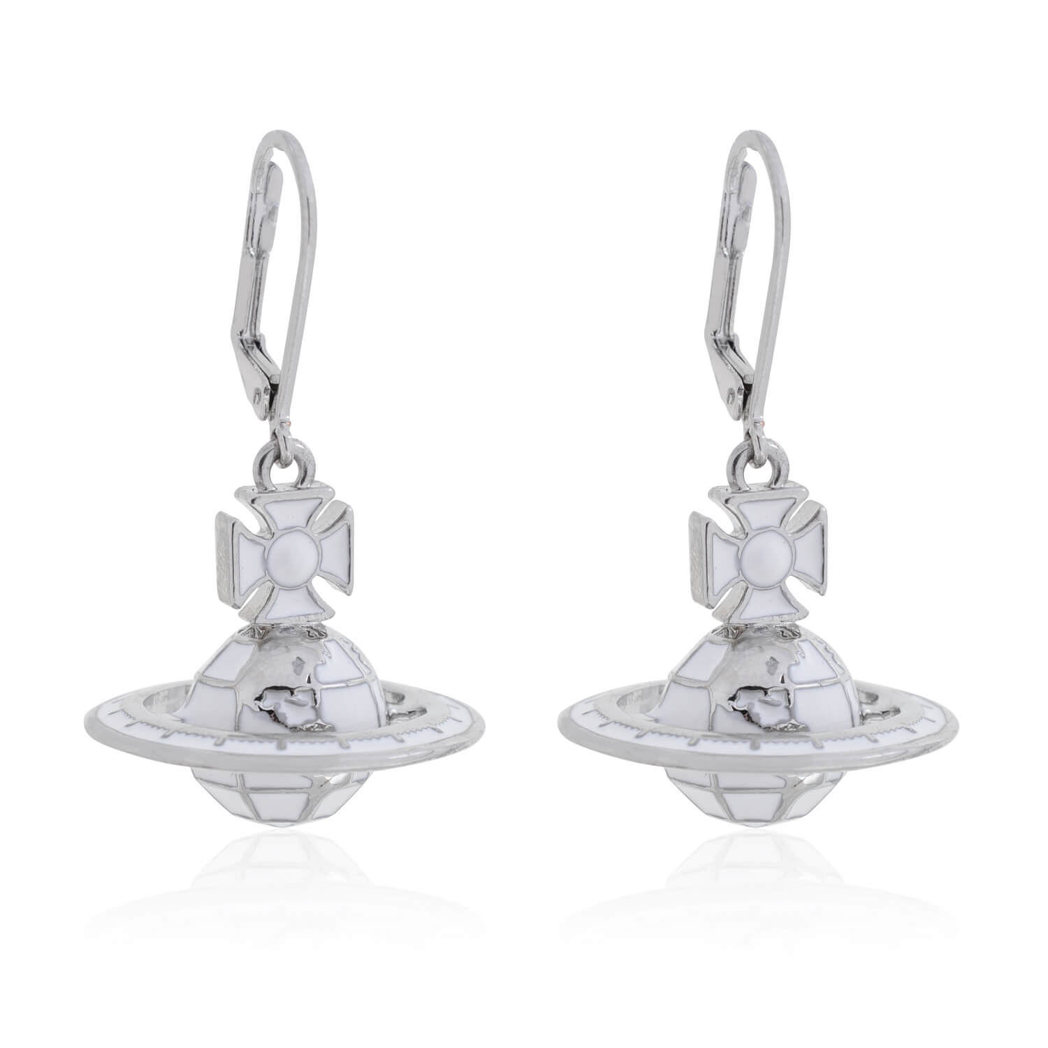 4 Colors Globe Saturn Orb Earrings