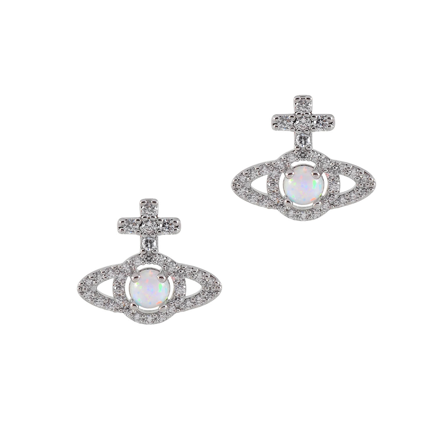 4 Colors OLYMPIA Zirconia Pearl Earrings