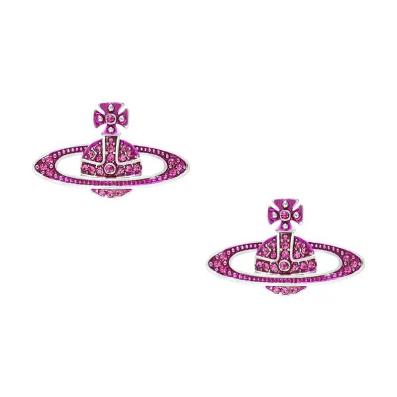 10 Colors Classic Saturn Earrings