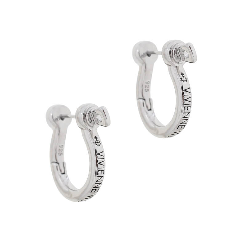 3 Colors MINERVA Screwed Alphabet Earrings