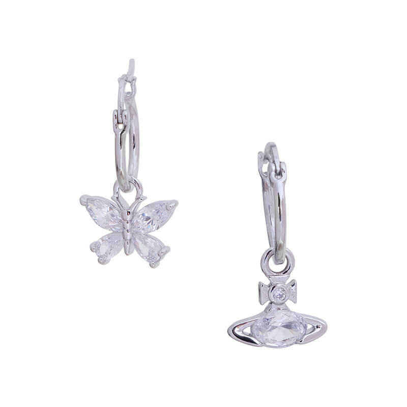 4 Colors ELIANNE Butterfly Saturn Earrings