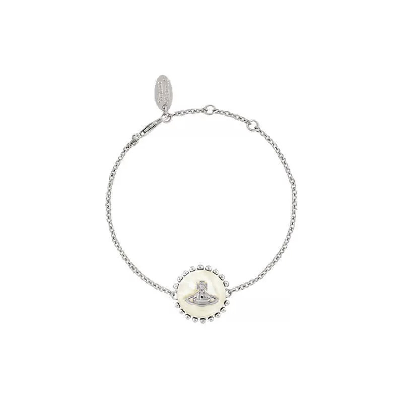 2 Colors NEYLA Round Pearl Saturn Bracelet