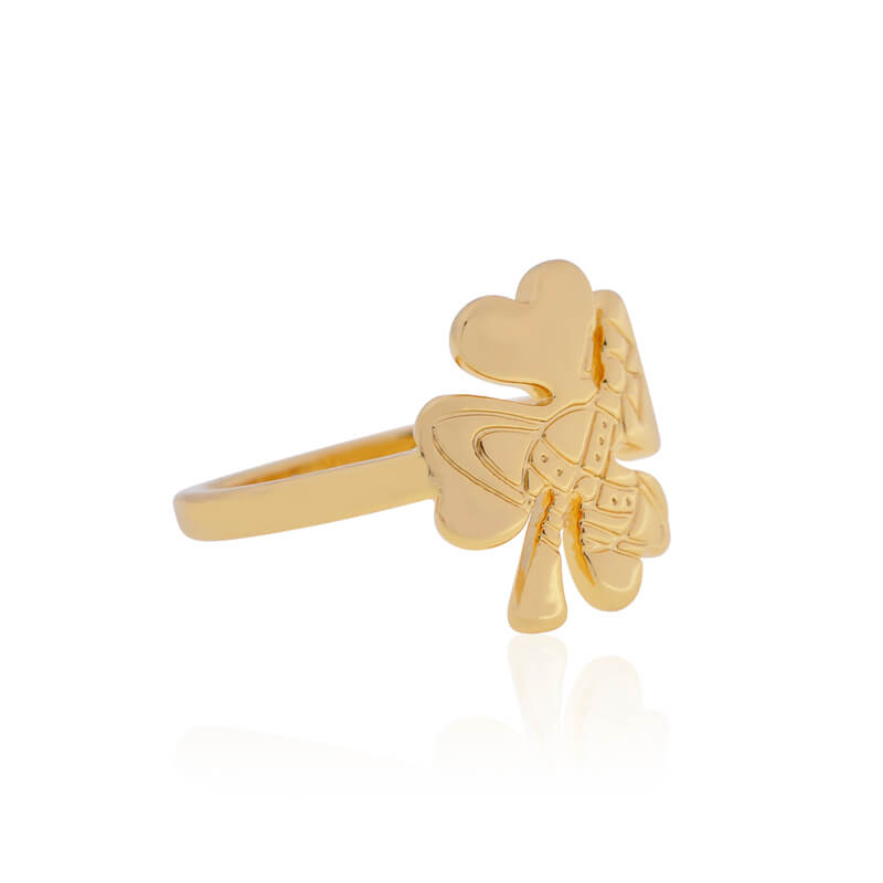 2 Colors MOUNIA Four Leaf Clover Ring