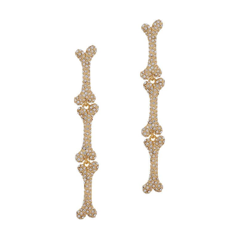 2 Colors FAUSTINE Triple Bone Earrings
