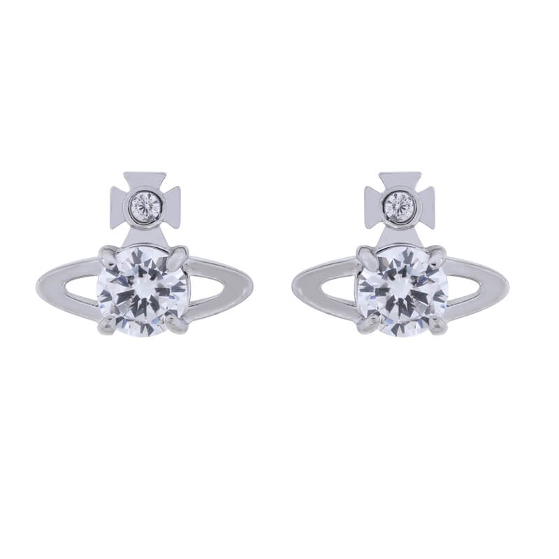 5 Colors REINA Four Claw Zirconia Earrings