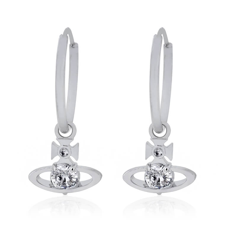 2 Colors REINA Four Claw Zirconia Earrings