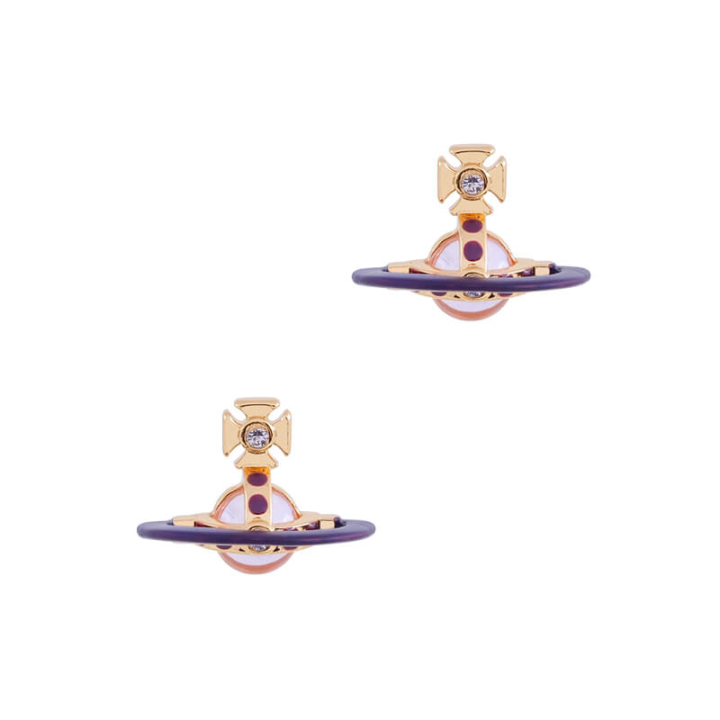 3 Colors PETITE Half-face Orb Earrings