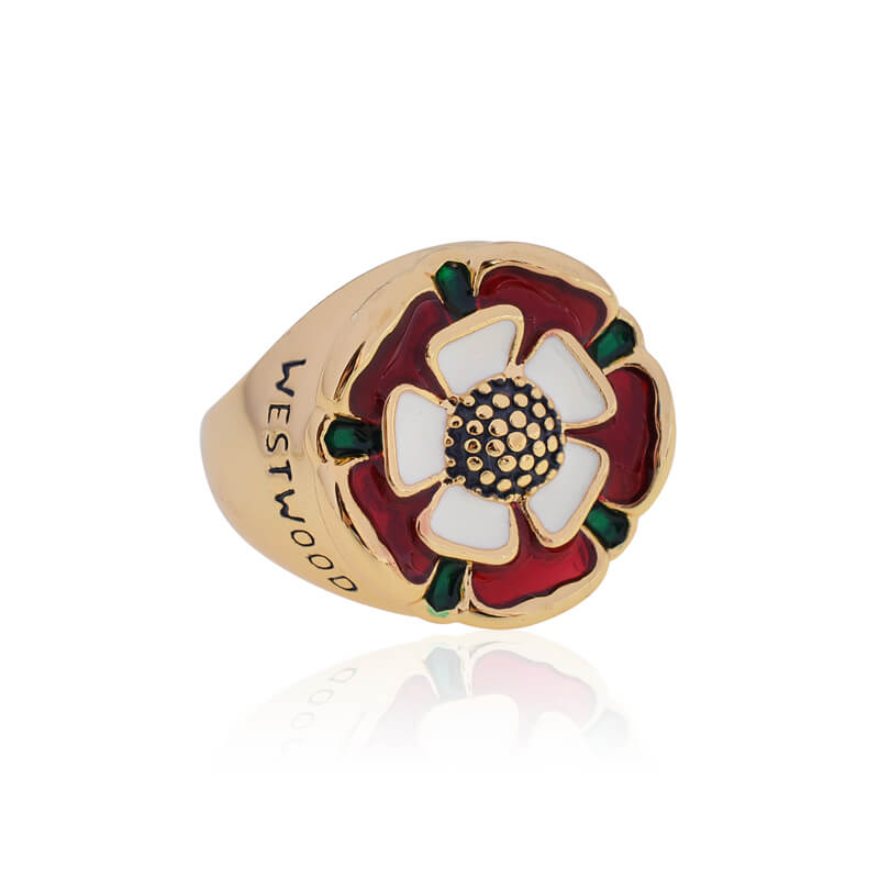 2 Colors TUDOR ROSE Ring