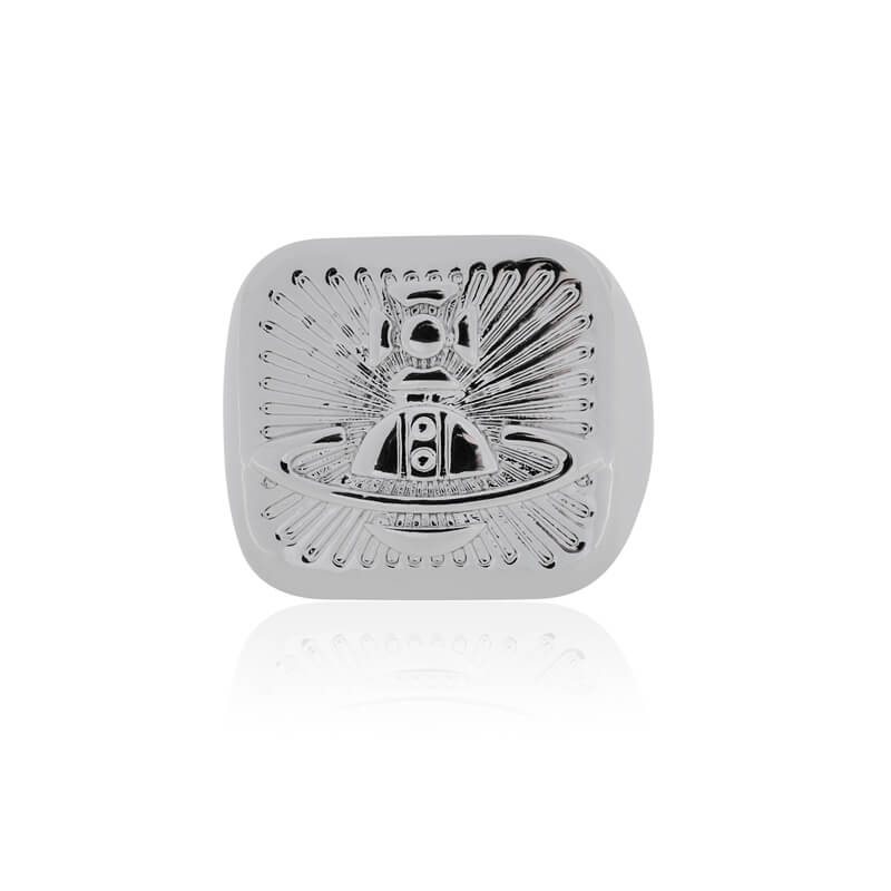 3 Colors Square Fire Lacquered Ring