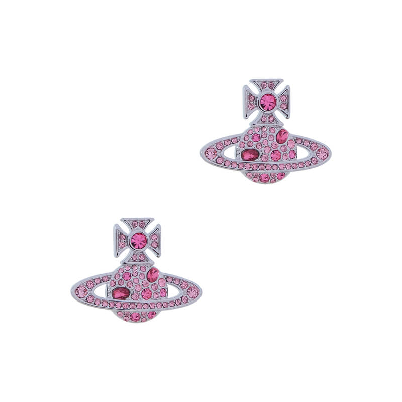 5 Colors FRANCETTE Full Diamond Saturn Earrings