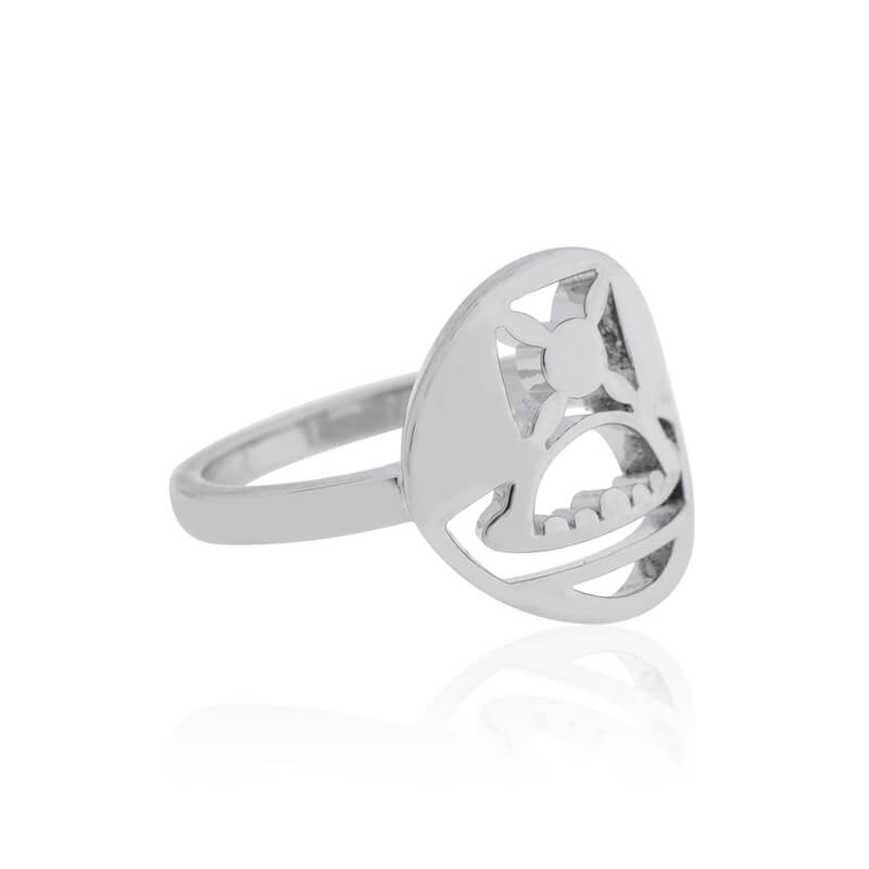 2 Colors IMOGENE Round Ring