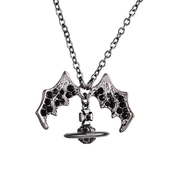 Black Bat Necklace