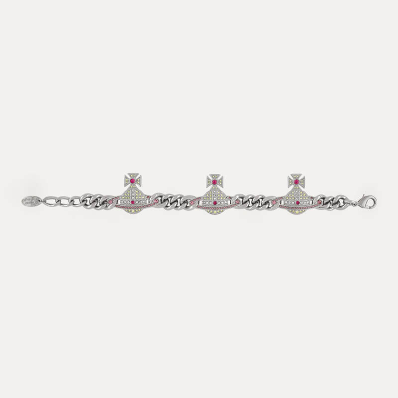 KIKA Full Diamond Cuban Chain Bracelet