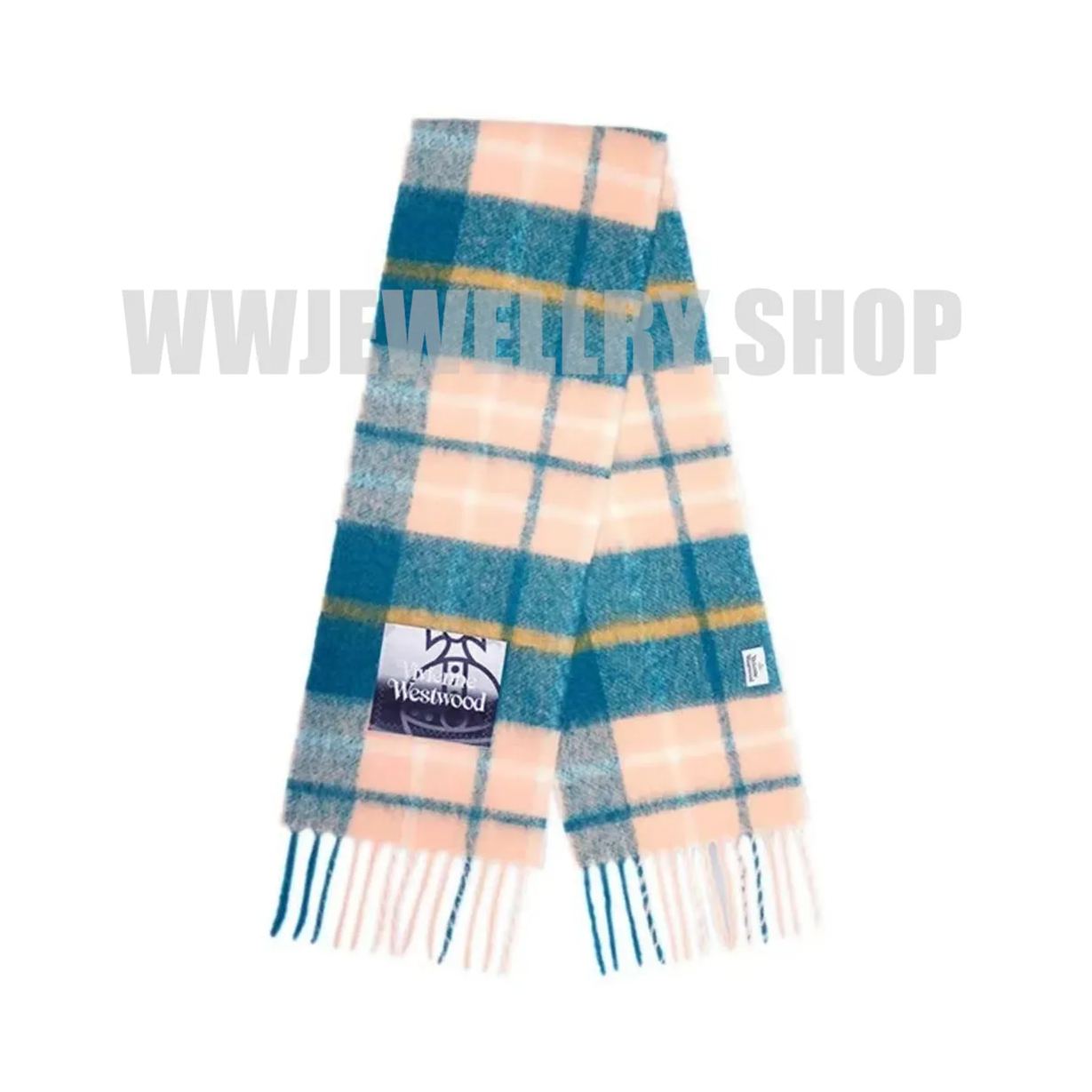 4 Colors Tartan Scarf