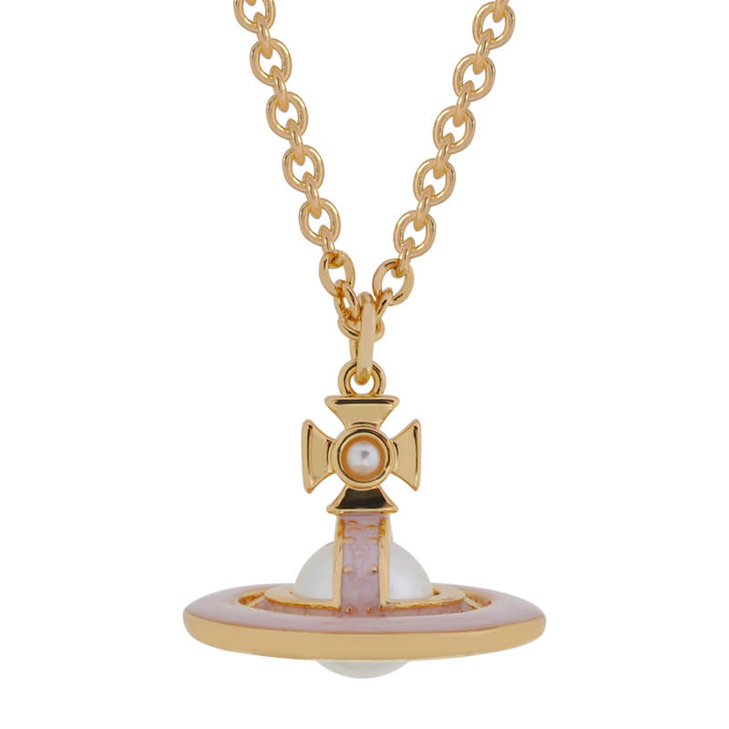 3 Colors SIMONETTA Lacquered Saturn Necklace