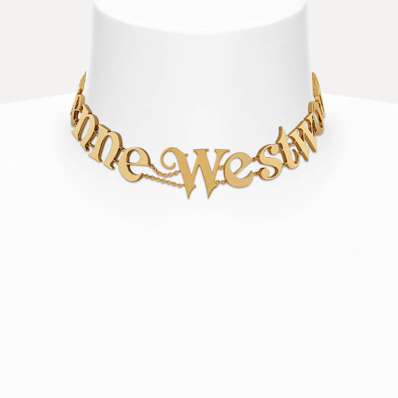 2 Colors RAIMUNDA Alphabet Necklace
