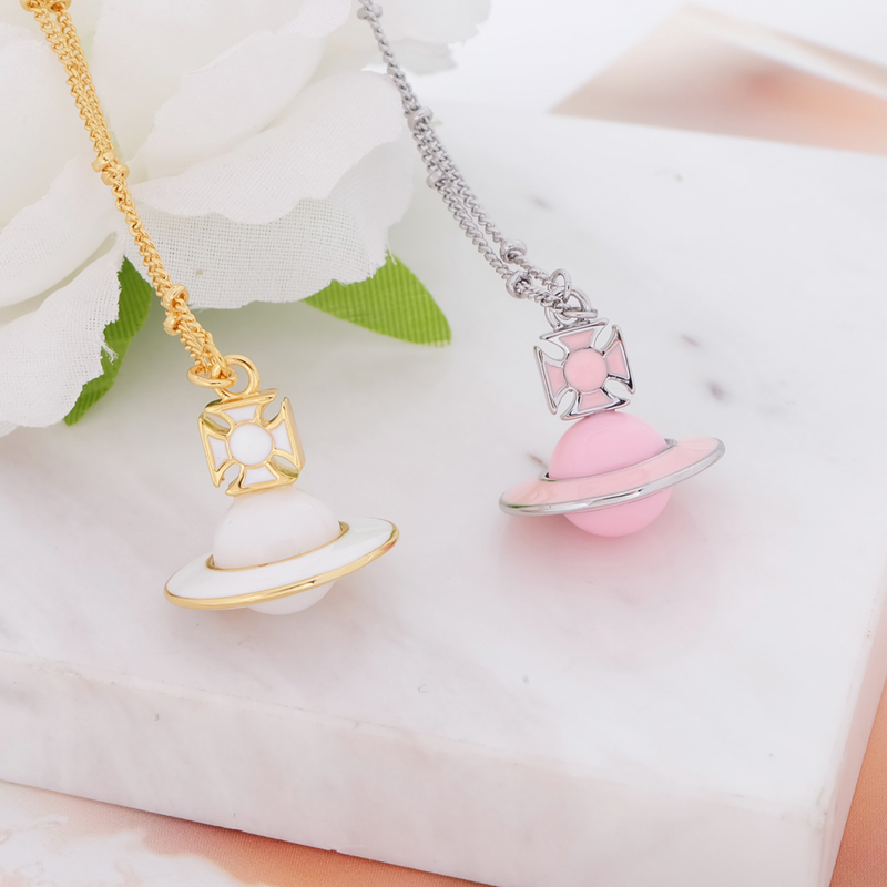 2 Colors DINAH Candy Beads Lacquered Necklace