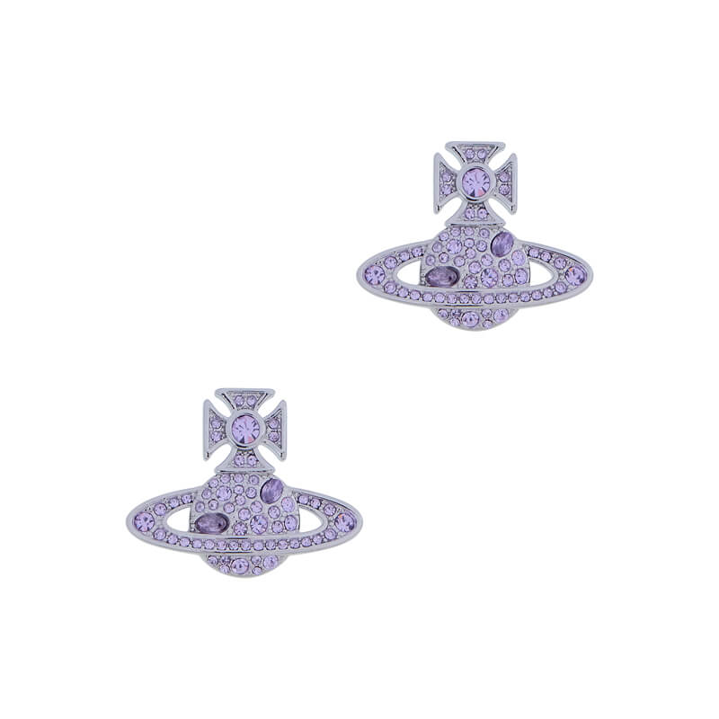 5 Colors FRANCETTE Full Diamond Saturn Earrings