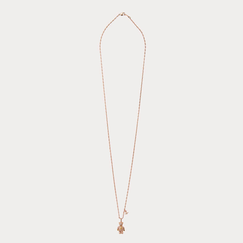 2 Colors TEDDY Cubic Movable Bear Necklace