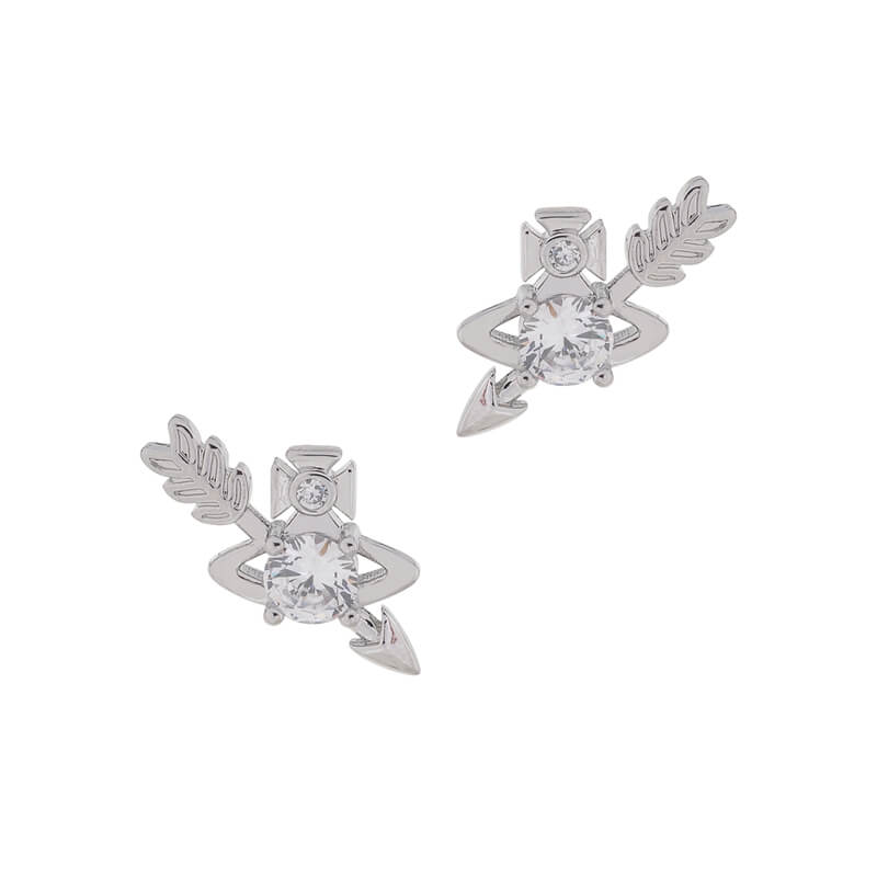 2 Colors GINGER Feather Arrow Earrings